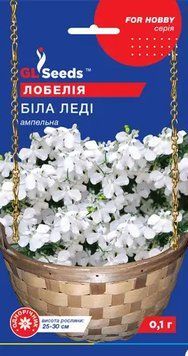 Лобелія Біла Леді 54 фото