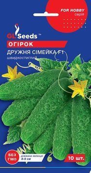 Огірок партенокарпік Дружня сімейка F1 436 фото