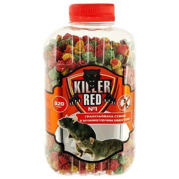 RED KILLER воскова гранула від щурів  551 фото